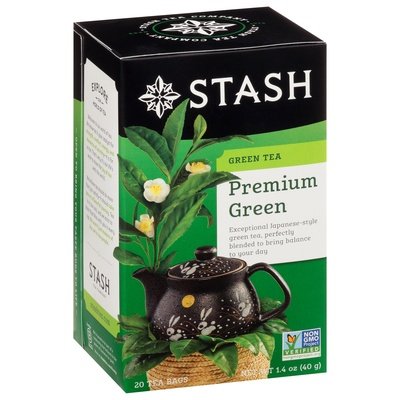 Stash Tea Green Tea Premium Green Tea Bags 6/20 BAG [UNFI #552596] [ebt]