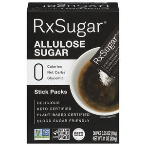 Rxsugar Allulose Sugar Stick Packs 6/11 OZ [UNFI #2581254] [ebt] T
