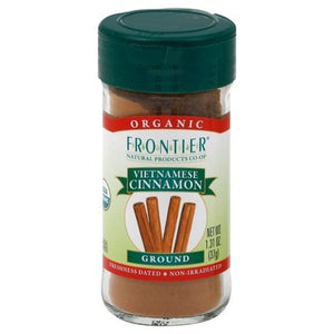 Frontier Nat Prod Co-Op Cinnamon Vietnamese Ground 1/1.31 OZ [UNFI #1243310] [ebt]
