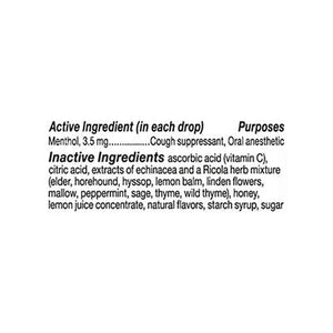 Ricola Drops Honey Lemon Echinacea Family Size 6/45 CT [UNFI #2874717] [ebt] T