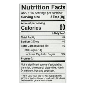 Rib Rack Bbq Sauce Original 6/19 OZ [UNFI #1732262] [ebt]