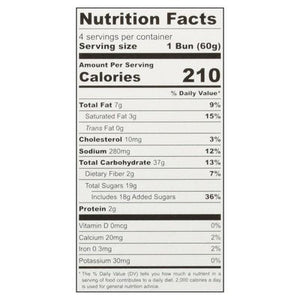 Katz Gluten Free Honey Buns 6/8.5 OZ [UNFI #2987378] [ebt]