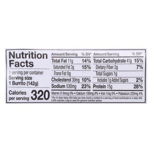 Reds Burrito Grilled Chicken & Cheddar 12/5 OZ [UNFI #1262534] [ebt]