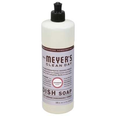 Mrs Meyers Clean Day Dish Soap Lavender Scent 6/16 OZ [UNFI #765180] T