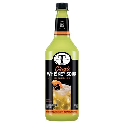 Mr & Mrs T Non-Alcoholic Mix Classic Whiskey Sour 6/33.8 OZ [UNFI #2297612] [ebt]