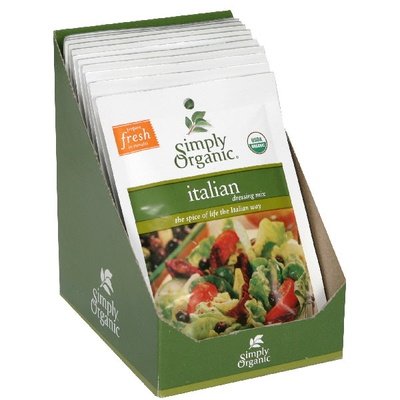 Simply Organic Dressing Mix Italian 12/.7 OZ [UNFI #915843] [ebt]