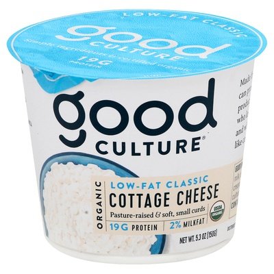 Good Culture Cottage Cheese Low-Fat Classic Organic 12/5 OZ [UNFI #2889467] [ebt]