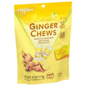 Prince Of Peace Ginger Chews Lemon 1/4 OZ [UNFI #2448850] [ebt] T
