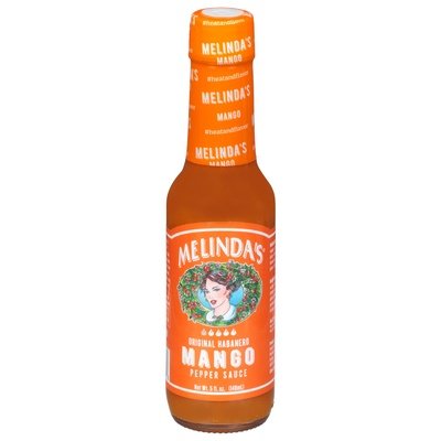 Melindas Original Habanero Pepper Sauce Mango 12/5 OZ [UNFI #429761] [ebt]
