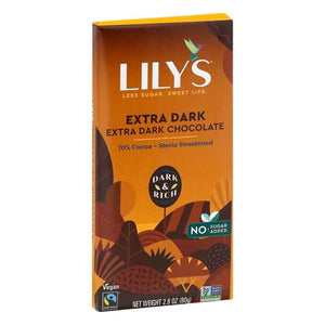 Lilys Dark Chocolate Extra Dark 70% Cocoa 12/2.8 OZ [UNFI #1689595] [ebt] T