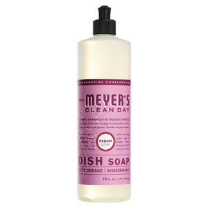Mrs Meyers Clean Day Dish Soap Peony Scent 6/16 OZ [UNFI #1792290] T