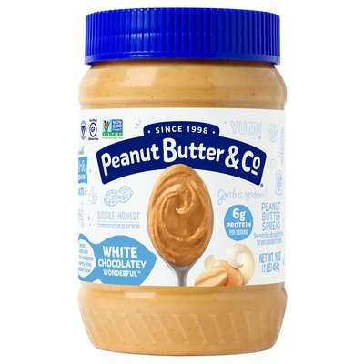 Peanut Butter & Co Peanut Butter Spread White Chocolatey Wonderful 6/16 OZ [UNFI #798249] [ebt]