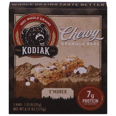 Kodiak Cakes Granola Bars Smores Chewy 12/6.17 OZ [UNFI #2762664] [ebt]