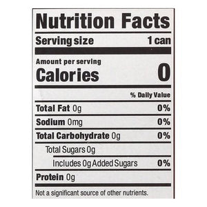 Nixie Sparkling Water Sparkling Water Peach Black Tea 3/8/12 OZ [UNFI #2478691] [ebt] T