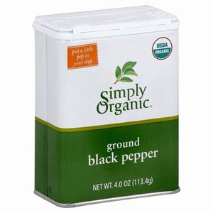 Simply Organic Black Pepper Ground 6/4.0 OZ [UNFI #1141878] [ebt]