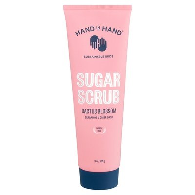 Hand In Hand Sugar Scrub Cactus Blossom Bergamot & Crisp Basil 1/9 OZ [UNFI #2732519] T