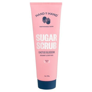 Hand In Hand Sugar Scrub Cactus Blossom Bergamot & Crisp Basil 1/9 OZ [UNFI #2732519] T