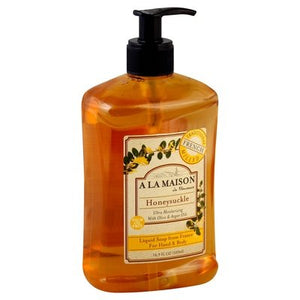 A La Maison Soap Liquid For Hand & Body Honeysuckle 1/16.9 OZ [UNFI #640755] T