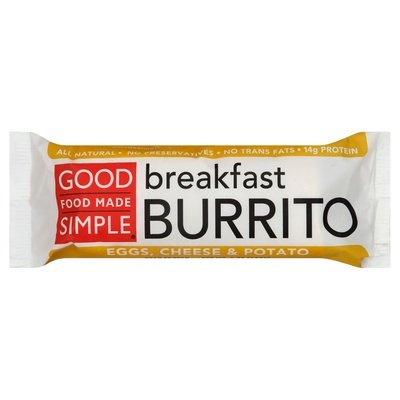 Good Food Made Simple Breakfast Burrito Eggs Cheese & Potato 12/5 OZ [UNFI #1148238] [ebt]