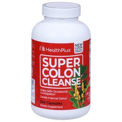 Health Plus Super Colon Cleanse Capsules 1/240 CAP [UNFI #276642] T