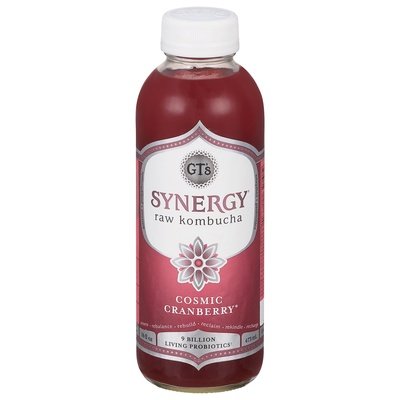 Gts Kombucha Raw Cosmic Cranberry 12/16 OZ [UNFI #2273464] [ebt] T