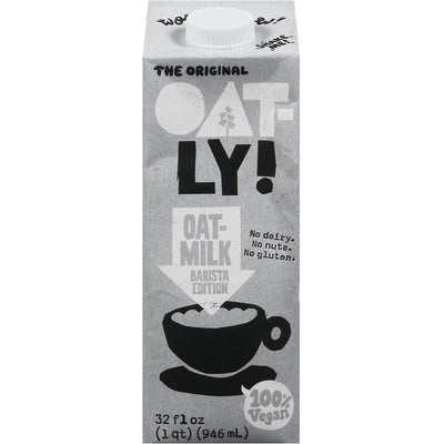 Oatly Oat Milk 100% Vegan 6/32 oz [UNFI #3102316 ] [ebt]