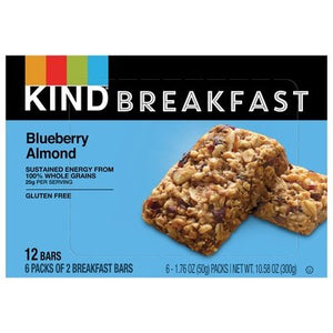 Kind Bars Breakfast Blueberry Almond 5/6/1.76 OZ [UNFI #2903003] [ebt]