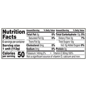 Santa Cruz Organic Applesauce Peach Unsweetened 12/6/4 OZ [UNFI #319178] [ebt]