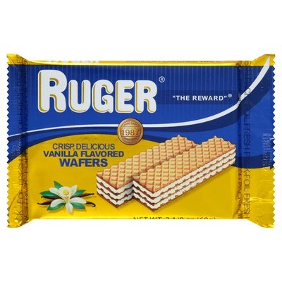 Ruger Wafers Vanilla Flavored 12/2.125 OZ [UNFI #1590082] [ebt]