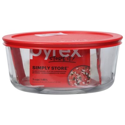 Pyrex Glass Storage Simply Store 1.65 Liter 4CT [UNFI #2541191] T