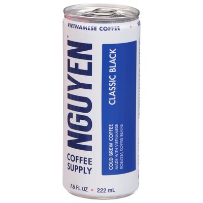 Nguyen Coffee Supply Coffee Cold Brew Classic Black 12/7.5 OZ [UNFI #2949725] [ebt]