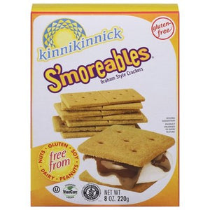 Kinnikinnick Foods Crackers Graham Style Gluten-Free 6/8 OZ [UNFI #643429] [ebt]