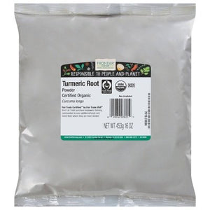 Frontier Nat Prod Co-Op Turmeric Root Powder 1LB [UNFI #174151] [ebt]
