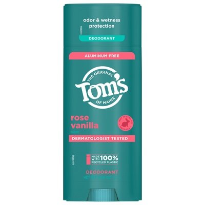 Toms Of Maine Deodorant Rose Vanilla Scent Aluminum Free 1/3.25 OZ [UNFI #3037702] T