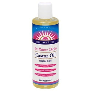 Heritage Store, Inc  Castor Oil The Palma Christi 1/8 OZ [UNFI #1157106] T