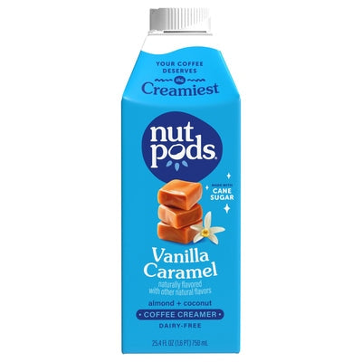 Nutpods Coffee Creamer Vanilla Caramel Dairy-Free 6/25.4 oz [UNFI #3106325] T [ebt]
