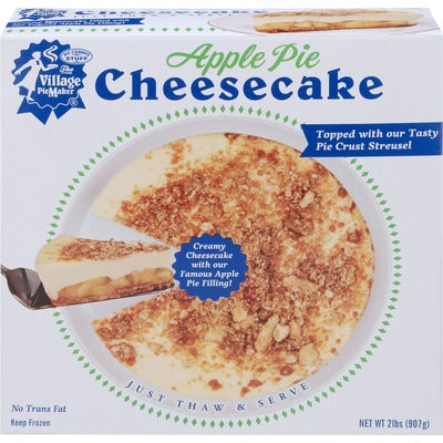 Village Piemaker Apple Pie Cheesecake 8/2 LB [UNFI #2743920 ] [ebt]