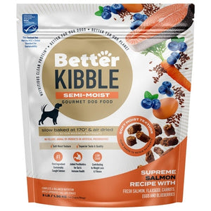 Because Its Better Dog Food Gourmet Supreme Salmon Recipe Semi-Moist Kibble 4/3 LB [UNFI #3037462]