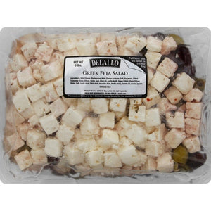 Delallo Salad Greek Feta 2/5 LB [UNFI #1068659 ] [ebt]