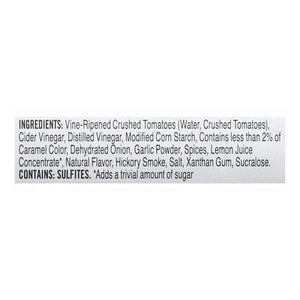 G Hughes Bbq Sauce Sugar Free Hickory Flavored Smokehouse 6/18 OZ [UNFI #1532548] [ebt]