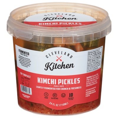 Cleveland Kitchen Pickle Chips Kimchi 12/24 OZ [UNFI #2964948] [ebt]