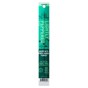 The New Primal Stick Turkey Lightly Peppered 20/1 OZ [UNFI #1793066] [ebt]