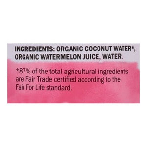 Harmless Harvest Juice Beverage Coconut Water & A Hint Of Watermelon 6/12 OZ [UNFI #2658052] [ebt] T