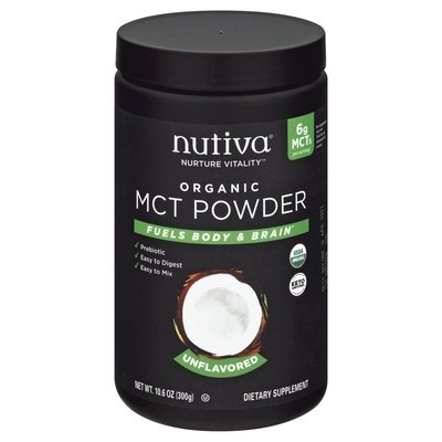 Nutiva Mct Powder Organic Unflavored 1/10.6 OZ [UNFI #2279263] T