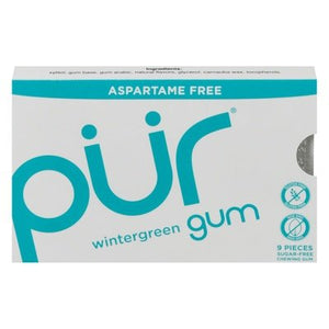 Pur Gum Chewing Gum Aspartame Free Wintergreen 12/12.6 GRM [UNFI #1523844] [ebt] T
