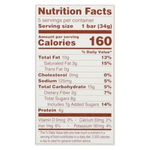 Simple Mills Bars Almond Flour Peanut Butter Chocolate Chip Soft Baked 6/5.99 OZ [UNFI #2750321] [ebt]
