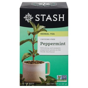 Stash Tea Herbal Tea Caffeine-Free Peppermint Tea Bag 6/20 BAG [UNFI #505032] [ebt]