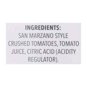 Delallo Italian Tomatoes San Marzano Style Crushed 12/28 OZ [UNFI #2278562] [ebt]