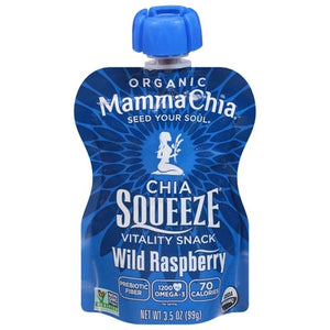 Mamma Chia Vitality Snack Organic Wild Raspberry 16/3.5 OZ [UNFI #1569144] [ebt]