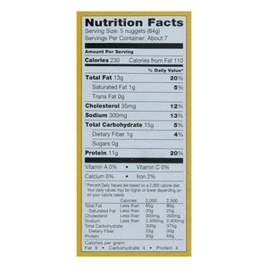 Ians Chicken Nuggets Breaded 8/20 OZ [UNFI #535237] [ebt]